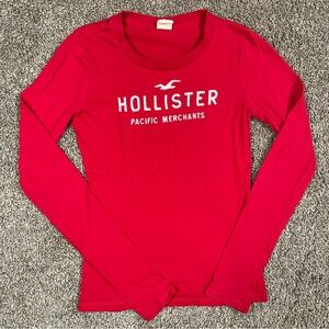 Vintage Y2K Hollister Co. Pacific Merchants Long-Sleeve Red Bird Size Small